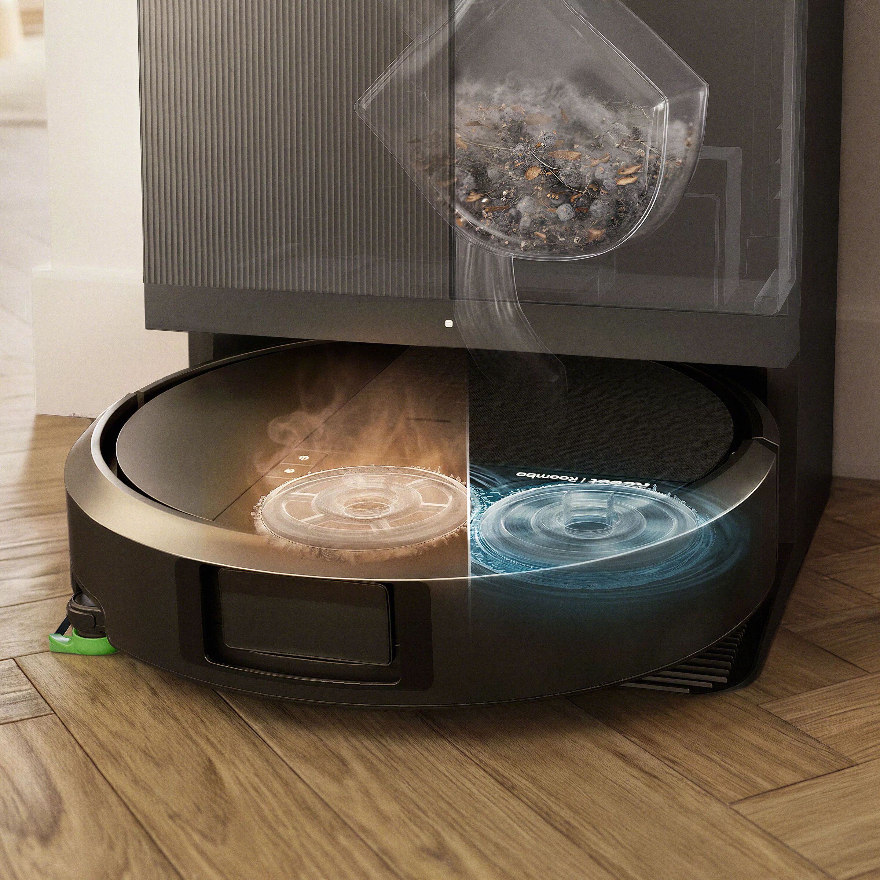 DualClean&trade; mop pads break down the messes you'd normally have to scrub
