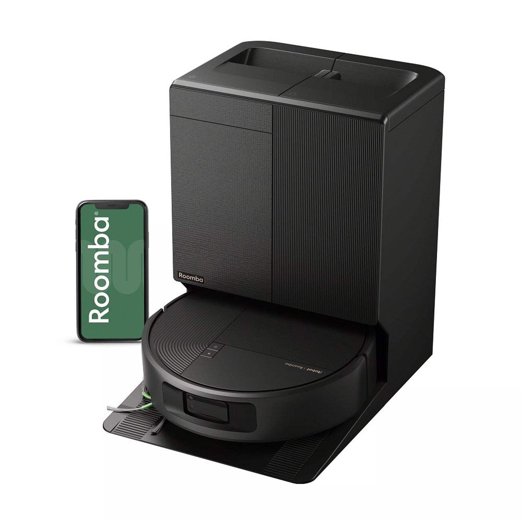 Roomba&reg; Plus 678 Combo robot + AutoWash&trade; dock, Black, large image number 0